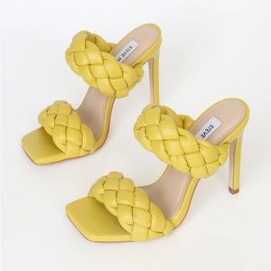 Steve Madden Lime Braided Sandals
